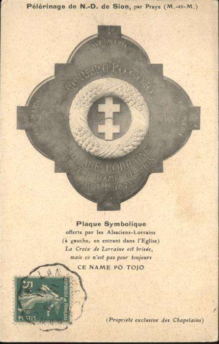 Sion Mills Pelerinage Plaque Symbolique