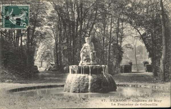 Vernon Ardeche Chateau Bizy Fontaine Gribouille