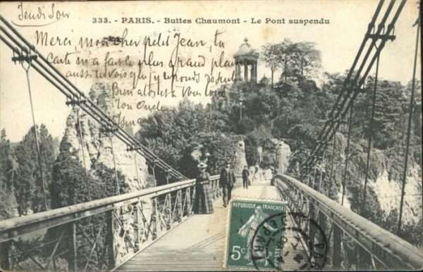 Paris Buttes Chaumont Pont