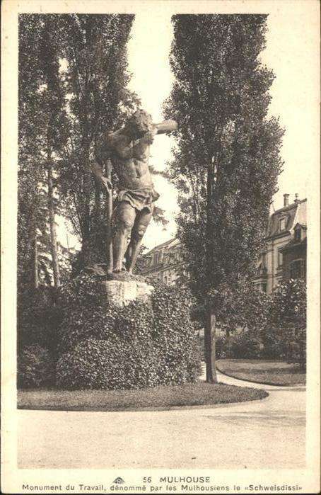 Mulhouse Muehlhausen Monument Travail