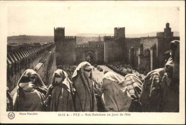 Fes Fez Maroc Bab Dekaken Jour fete