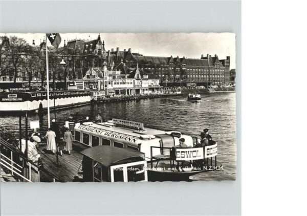 Amsterdam Niederlande Schiff Kaffeehuis
