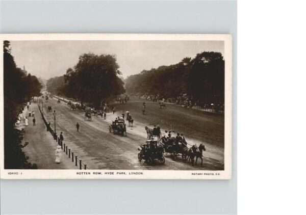 London Rotten Row Hyde Park Kutsche