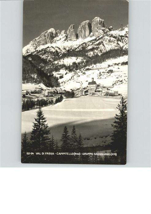 Campitello Fassa Gruppo Sassolungo