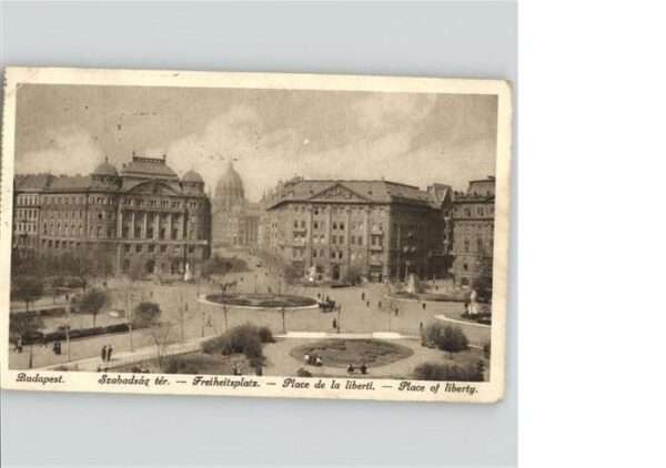 Budapest Freiheitsplatz Kutsche