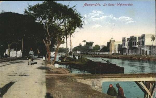 Alexandrie Alexandria Canal Mahmoudich Boot