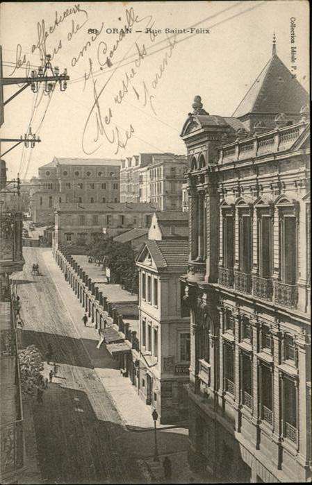 Oran Algerie Rue Saint Felix