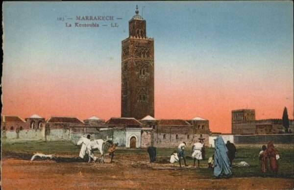 Marrakech Marrakesch Esel Koutoubia