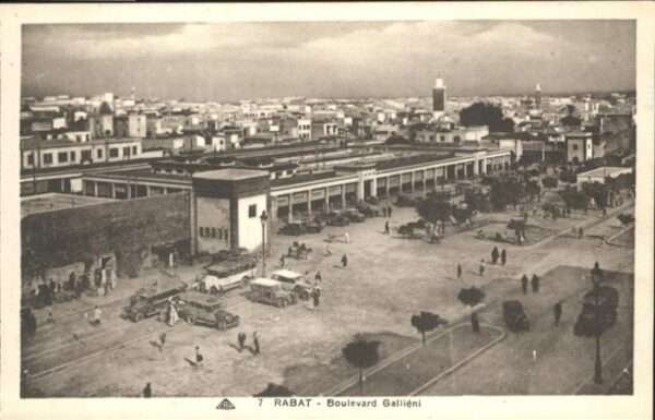 Rabat Marokko Boulevard Gallieni