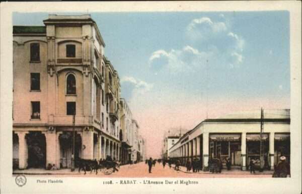 Rabat Marokko Avenue Dar el Maghzen Kutsche