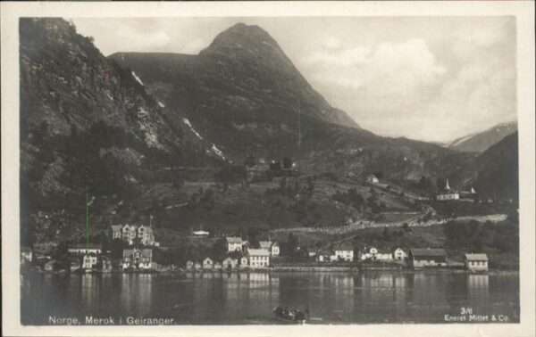 Norge Norwegen Merok Geiranger Boot