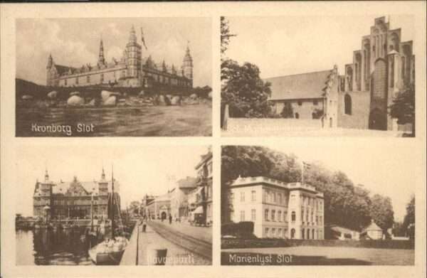 Kronborg Slot Marienlyst Slat Schiff Hafen