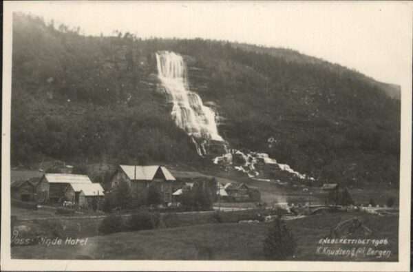 Bergen Norwegen Hotel Wasserfall