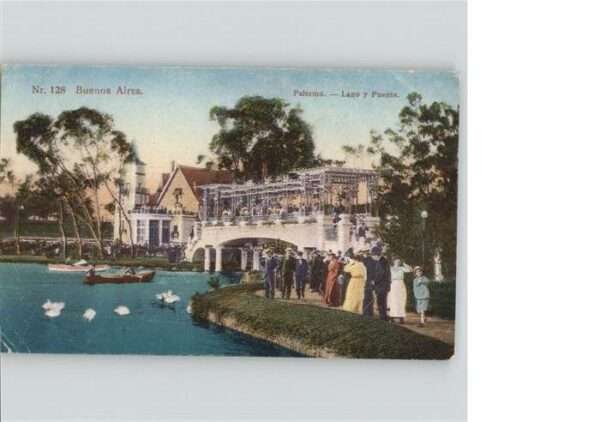 Buenos Aires Palermo Lago Puente Boot Schwan