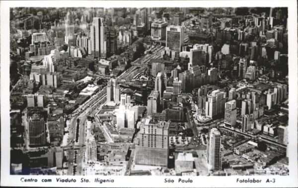 Sao Paulo Fliegeraufnahme Centro