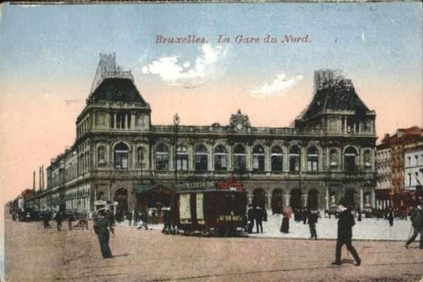Bruxelles Bruessel Garde du Nord Strassenbahn