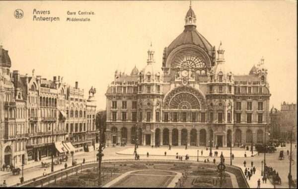 Anvers Antwerpen Gare Centrale Kutsche