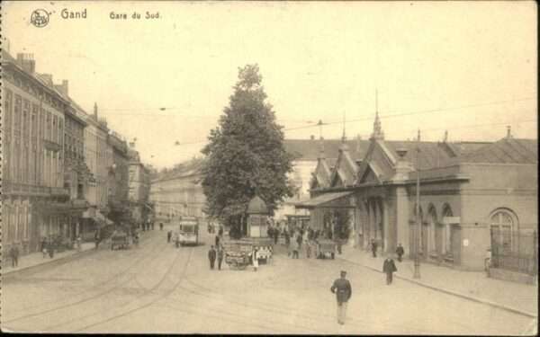 Gand Belgien Gare du Sud Strassenbahn
