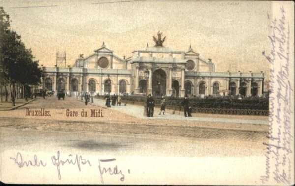 Bruxelles Bruessel Gare du Midi Kutsche