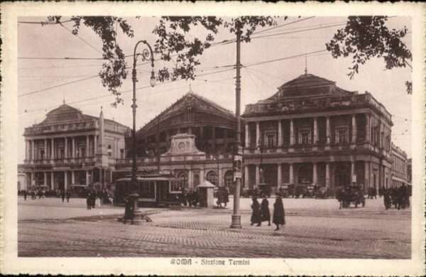 Rom Roma Stazione Termini Strassenbahn Kutsche