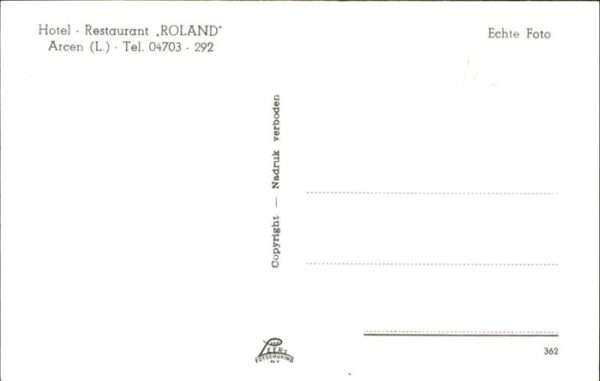 Arcen Hotel Restaurant  Roland Ruine Schansto – Bild 2