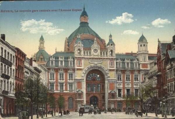 Anvers Antwerpen Avenue Keyser Strassenbahn