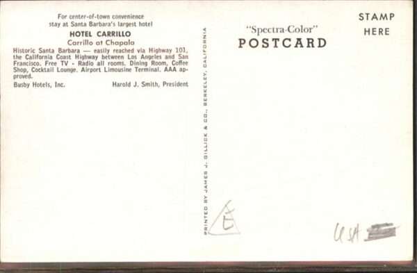 Santa Barbara California Hotel Carrillo – Bild 2