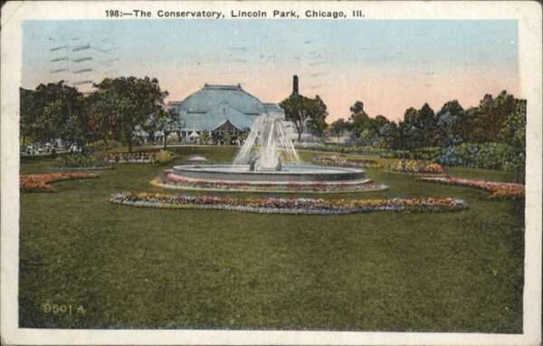 Chicago Heights Conservatory Lincoln Park Springbrunnen