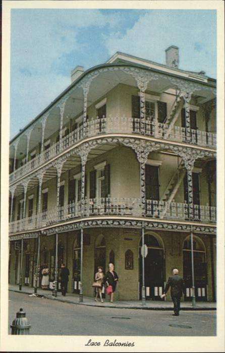New Orleans Louisiana Lace Balconies