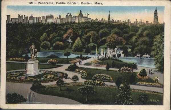 Boston Massachusetts Public Garden