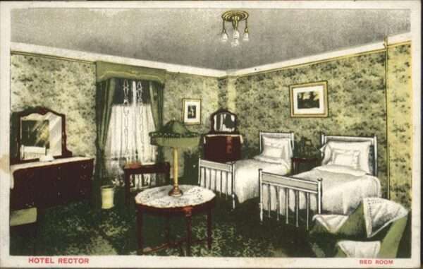 Chicago Heights Hotel Rector Bed Room