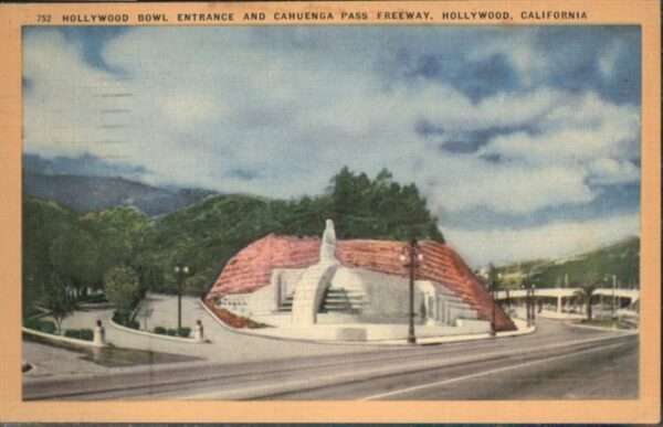 Los Angeles California Cahuenga Pass Freeway Hollywood Califor