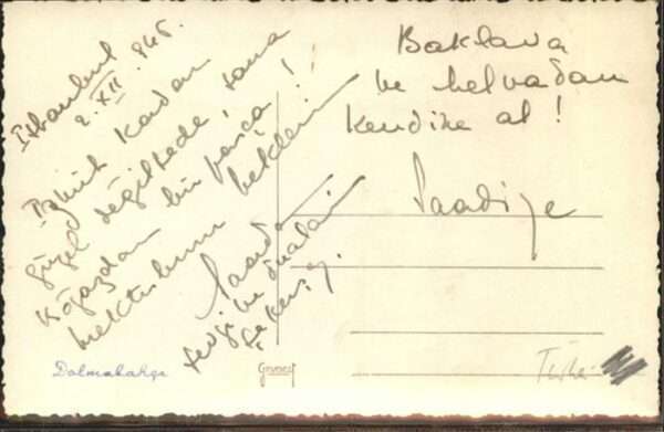 Istanbul Constantinopel [Handschriftlich] Schiff – Bild 2
