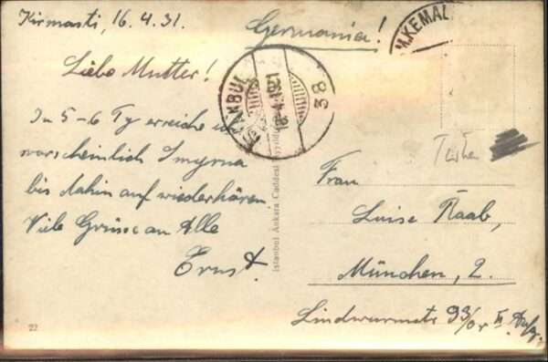Istanbul Constantinopel Manzarai Schiff – Bild 2