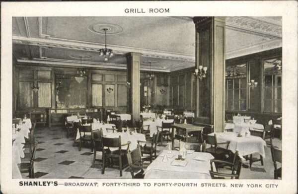 New York City Shanleys Broadway Grill Room
