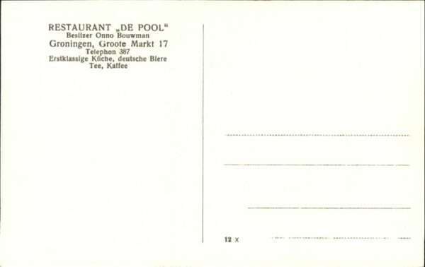 Groningen Restaurant De Pool – Bild 2