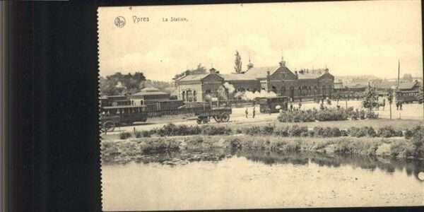 Ypern Ypres Station Zug