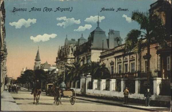 Buenos Aires Avenida Alvear Kutsche