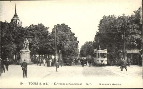 Tours Indre-et-Loire L'Avenue de Grammont