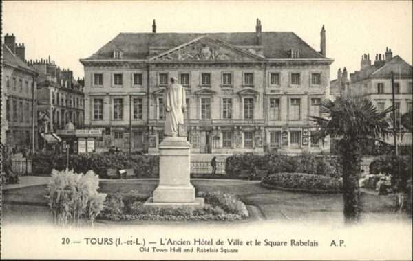 Tours Indre-et-Loire L'Ancien Hotel de Ville Square Rabelais