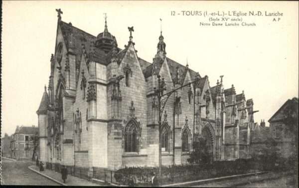 Tours Indre-et-Loire L'Eglise Notre Dame Lariche
