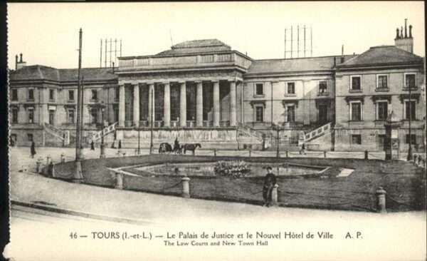 Tours Indre-et-Loire Palais de Justice Nouvel Hotel de Ville