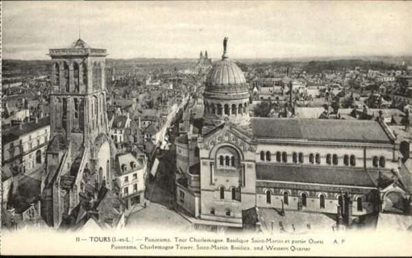Tours Indre-et-Loire Tour Charlemagne Panorama