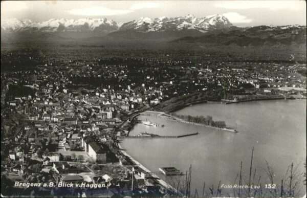 Bregenz Vorarlberg Bodensee Blick vom Haggen