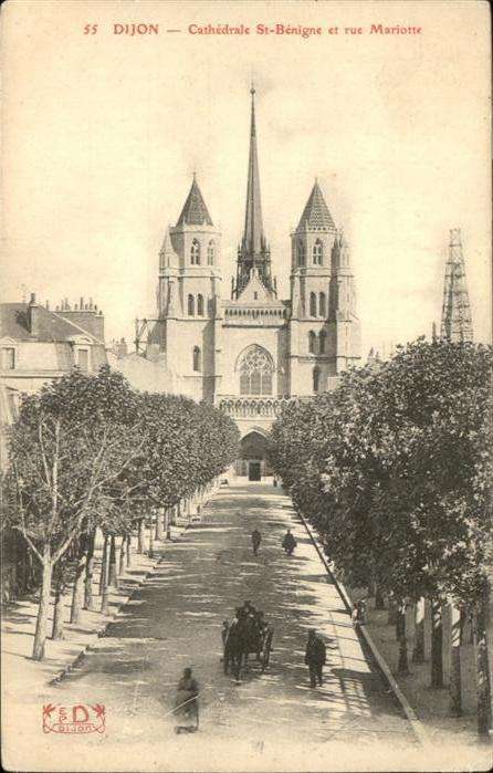 Dijon 21 Cathedrale St.-Benigne Rue Mariotte