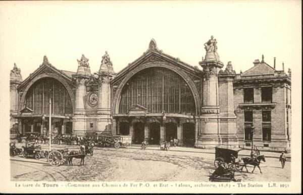 Tours Indre-et-Loire La Gare Kutschen