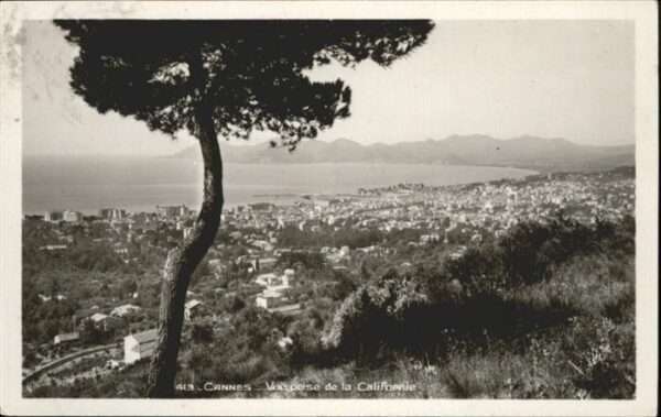 Cannes Alpes-Maritimes Vue prise de la Californie