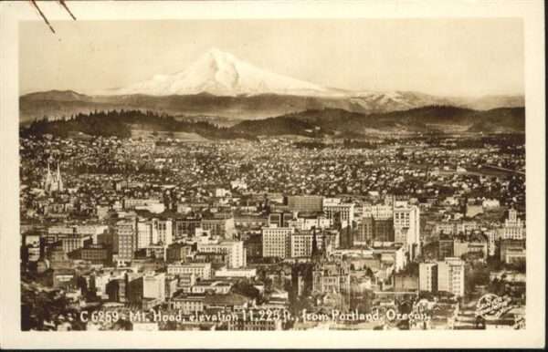 Portland Oregon Luftaufnahme