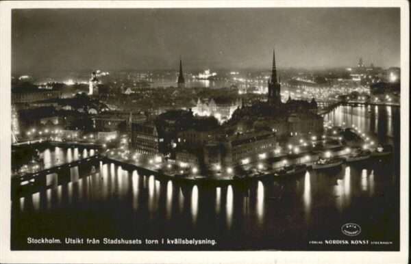 Stockholm bei Nacht