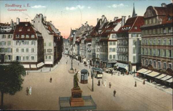 Strasbourg Alsace Gutenbergplatz